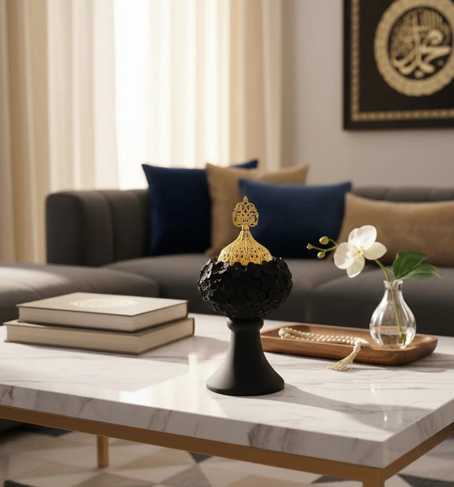 Luxury Decorative LED Table Lamp with Gold Top